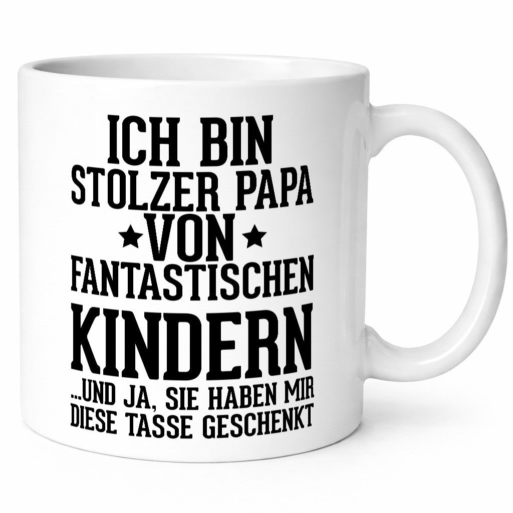 Stolzer Vater lustig Familie Geschenkidee Geschenk Tasse