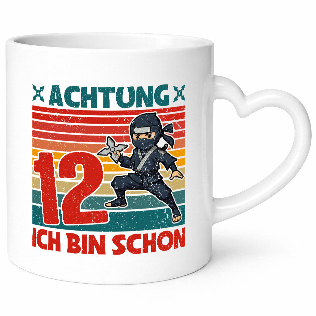 12. Geburtstag | 12 Jahre Ninja Kindergeburtstag lustiger Spruch Geschenk