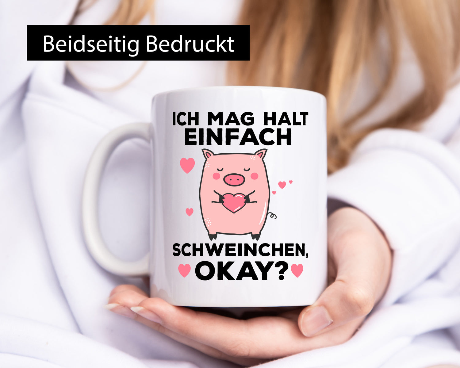 Ich mag Schweine | Schweinchen| Bauernhof Ferkel Geschenk Humor Geschenkidee