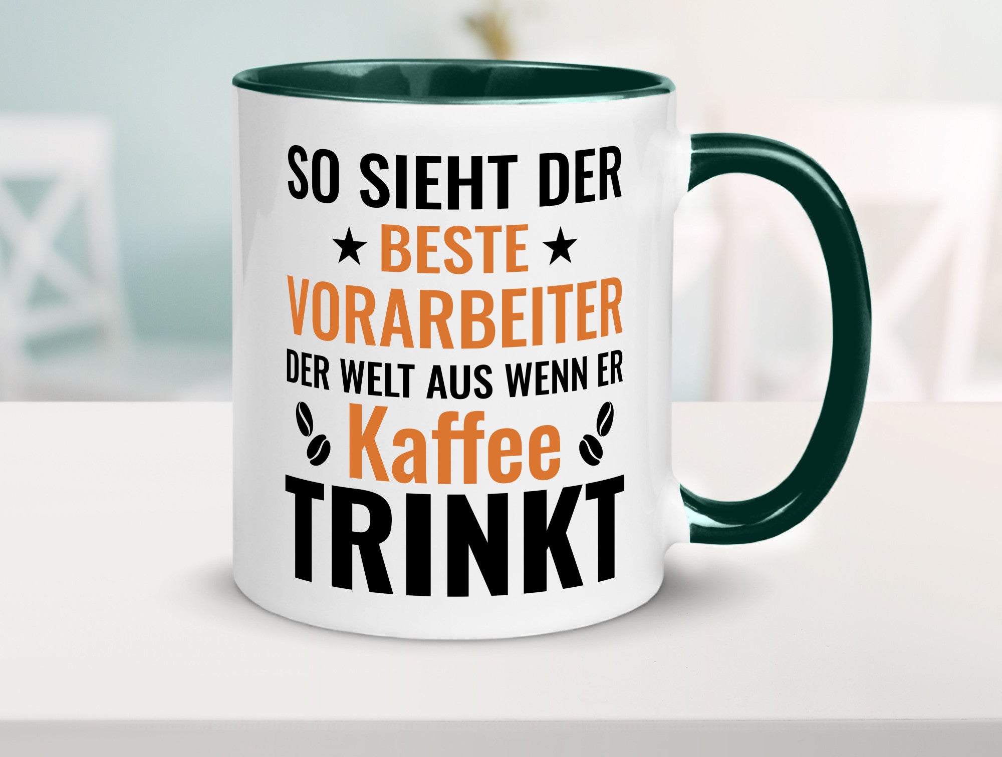 Kaffee trinkt: Vorarbeiter | Kollege Teamleiter Geschenk Arbeit Kollegen Büro