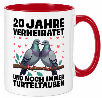 20 Jahre verheiratet | Turteltauben Ehe Ehepaar lustig Humor Geschenkidee