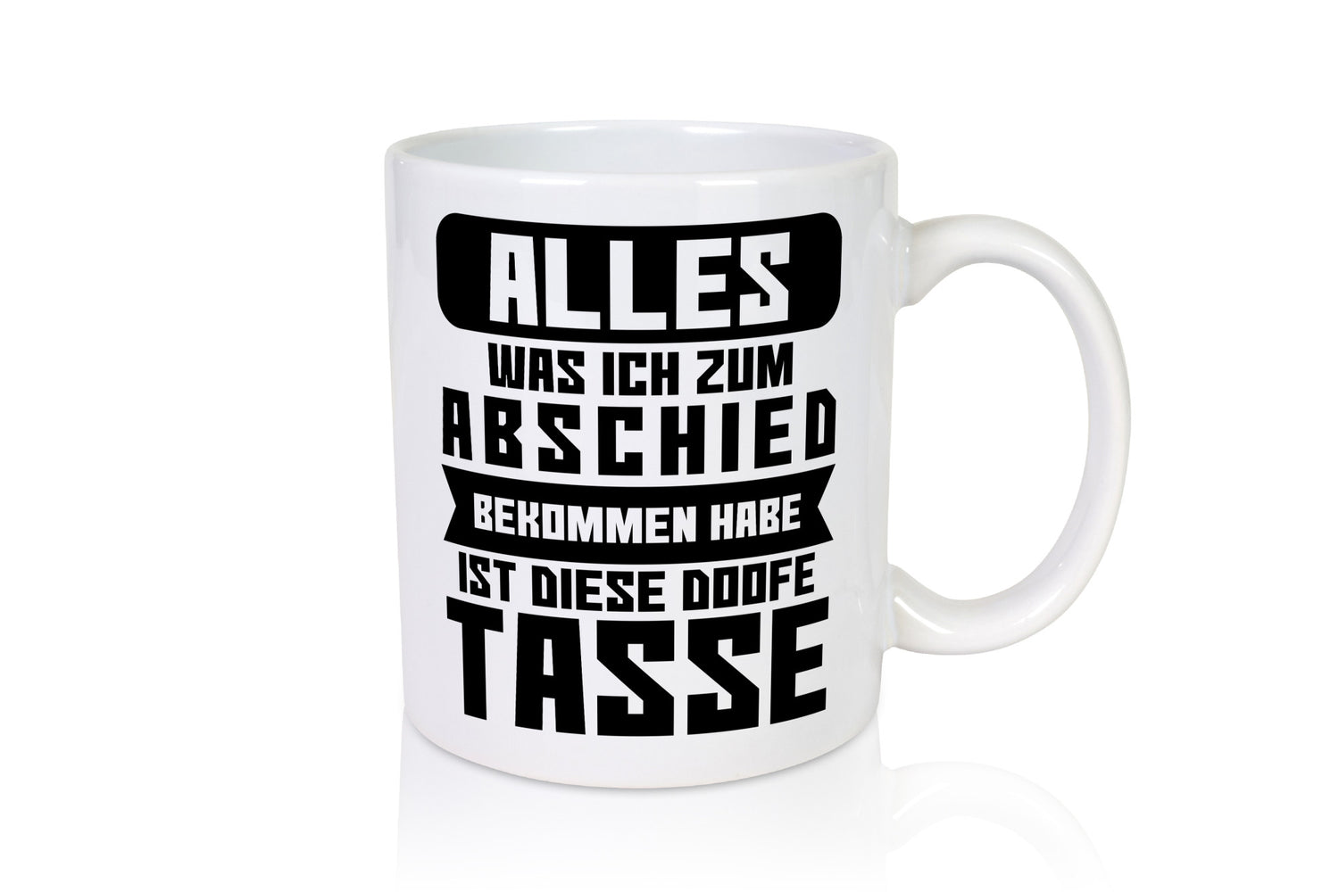 Zum Abschied | Kollegen Jobwechsel Büro Abschluss Geschenk Arbeit lustiger