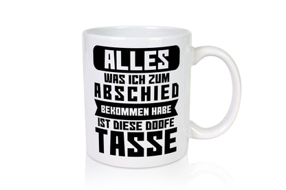 Zum Abschied | Kollegen Jobwechsel Büro Abschluss Geschenk Arbeit lustiger