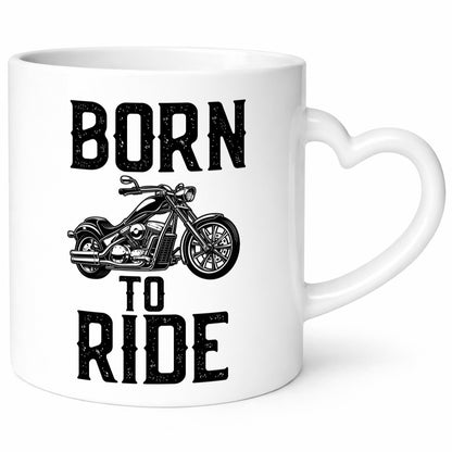 Born to ride | Biker Tasse Motorradfahrer Motorrad lustiger Spruch Geschenk
