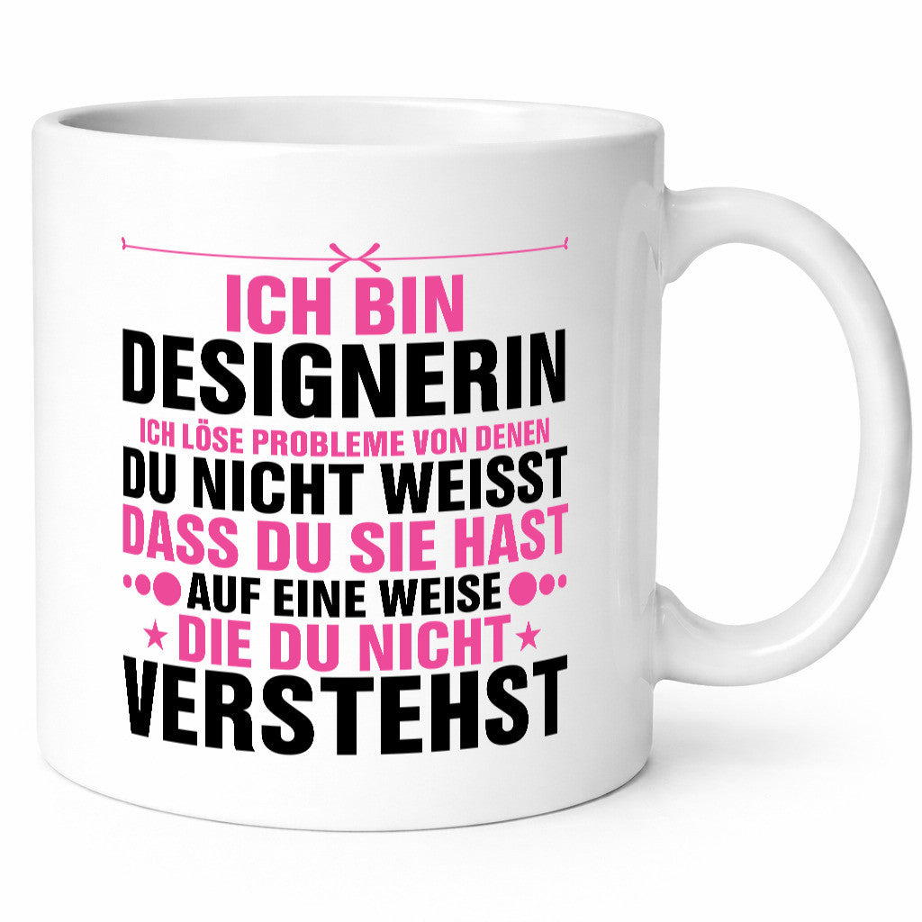 Löse Probleme: Designerin | Mode v2 Geschenk Humor Geschenkidee lustiger Spruch