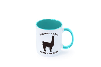 Adventure, Alpaca | Humor Geschenkidee Tasse