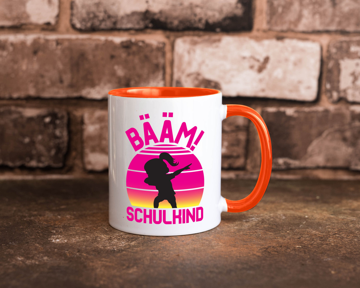 Bääm Schulkind | Einschuldung Schulanfang Geschenkidee Humor Tasse