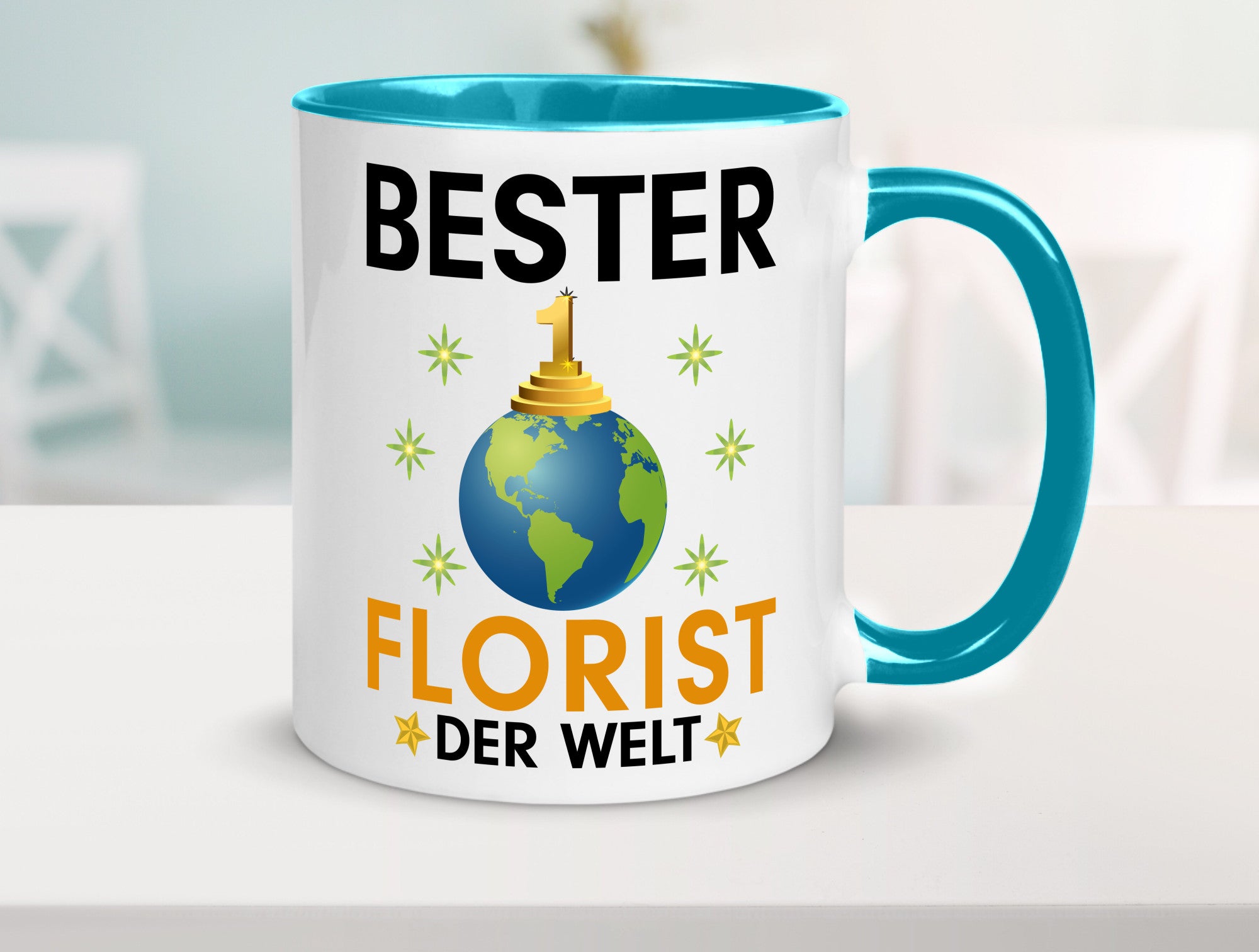 Welt Bester Florist | Blumen Verkäufer Humor Geschenkidee Tasse