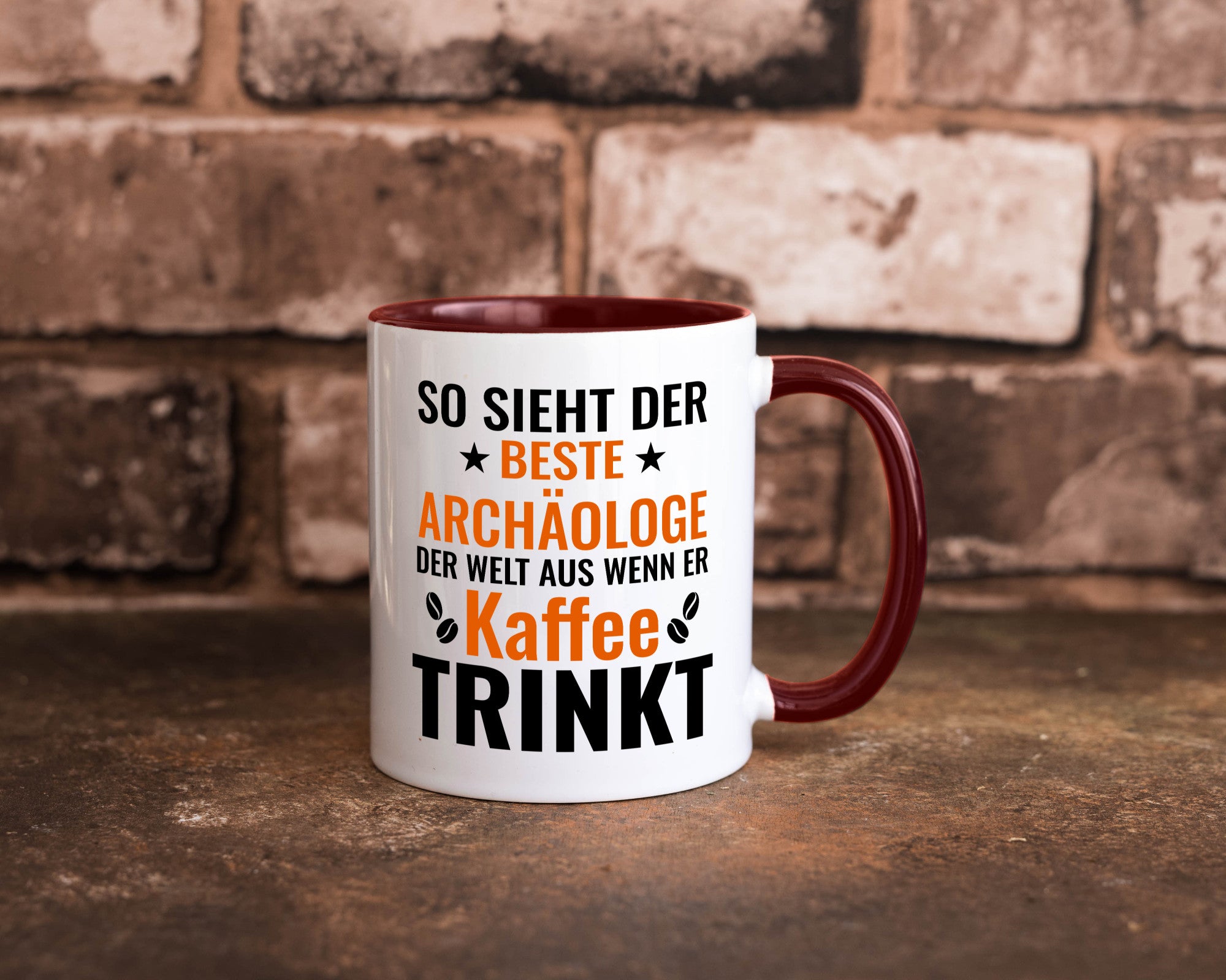 Kaffee trinkt: Archäologe | Archäologie Forscher lustig Humor Geschenkidee