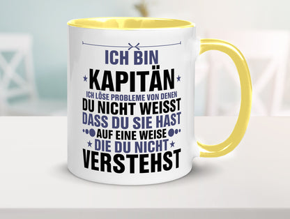 Löse Probleme: Kapitän | Schiffskapitän Schiff v2 Geschenk Humor Geschenkidee