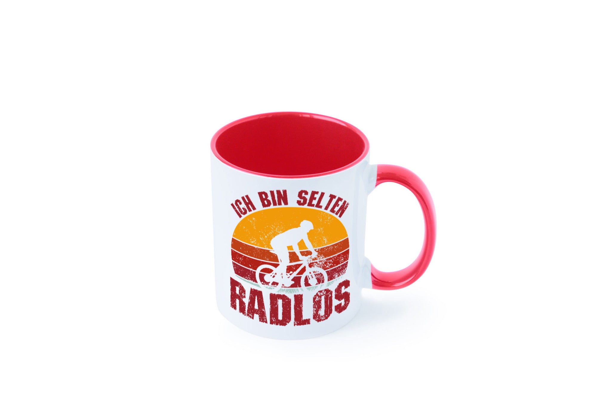 Ich bin Selten Radlos | Radfahrer Mountainbike Humor Geschenkidee Tasse