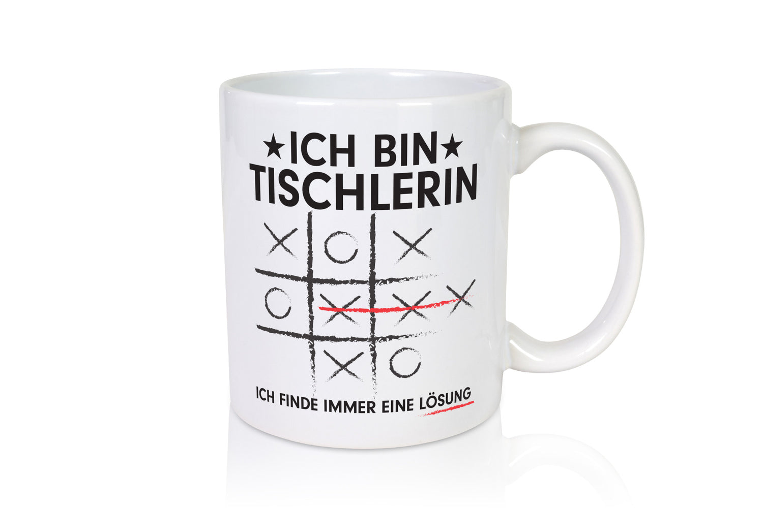 Löse Probleme: Tischlerin | Tischlerei v3 Geschenkidee Humor Tasse
