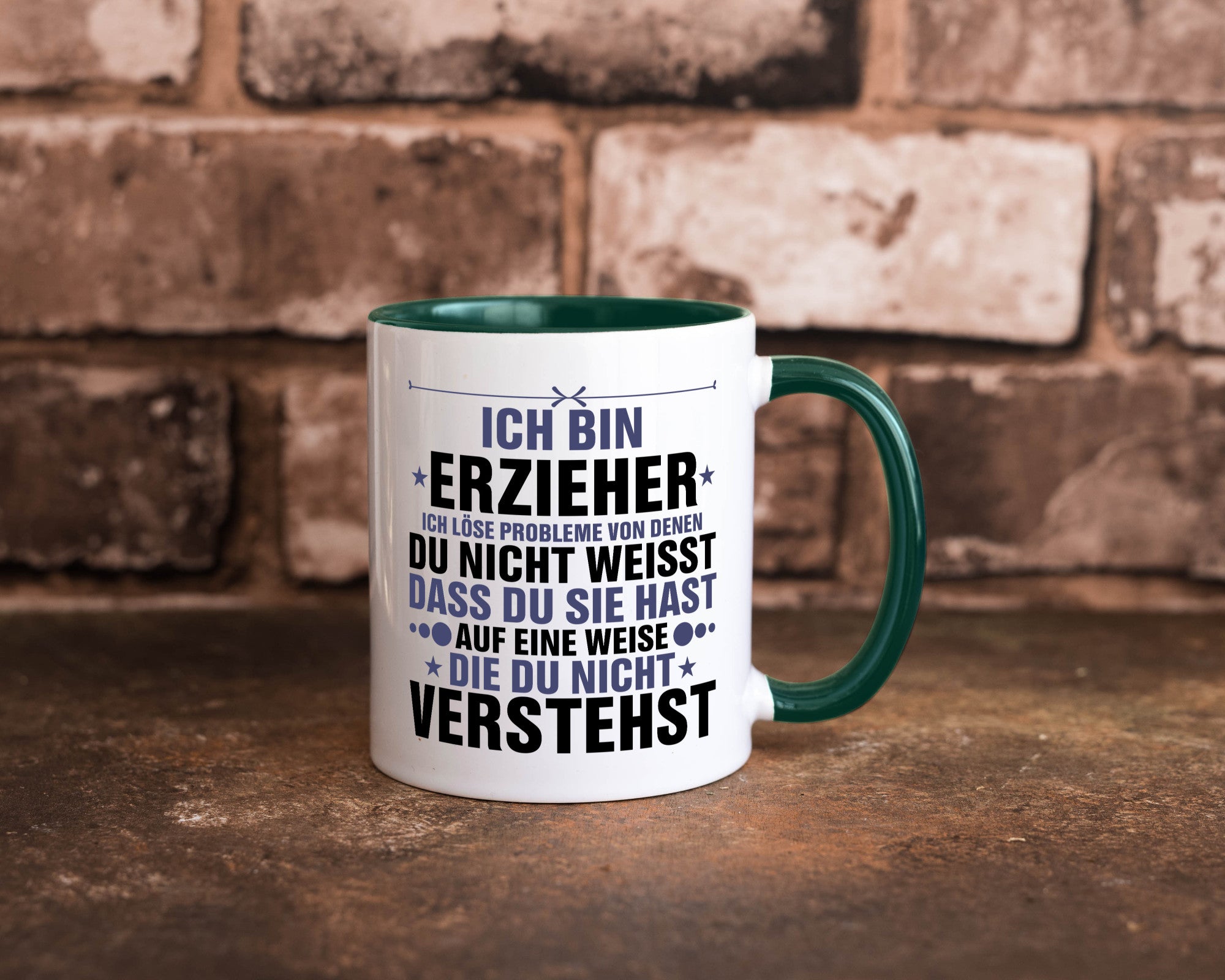 Löse Probleme: Erzieher | Pädagoge Schule v2 lustiger Spruch Geschenk Humor