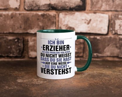 Löse Probleme: Erzieher | Pädagoge Schule v2 lustiger Spruch Geschenk Humor