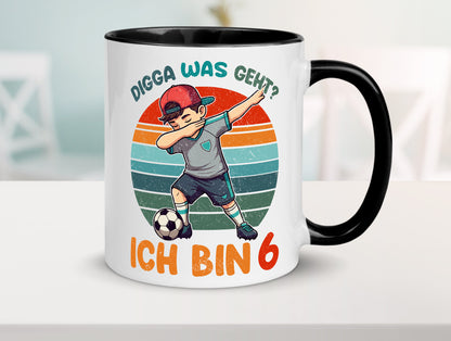 6. Geburtstag | 6 Jahre digga ich bin Dabbing lustig Geschenkidee Geschenk Tasse