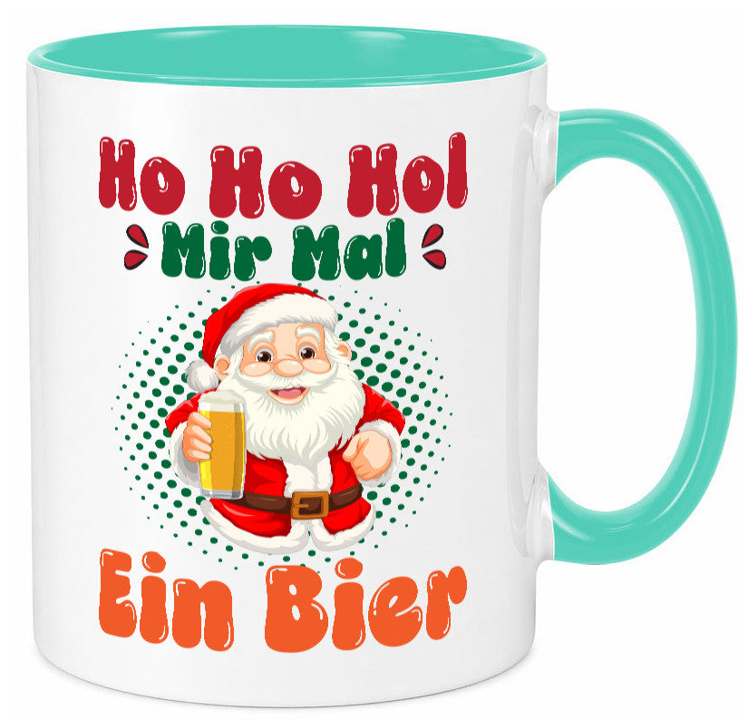 Ho mir mal ein Bier | Ugly Christmas Trinken v2 Geschenkidee Humor Tasse