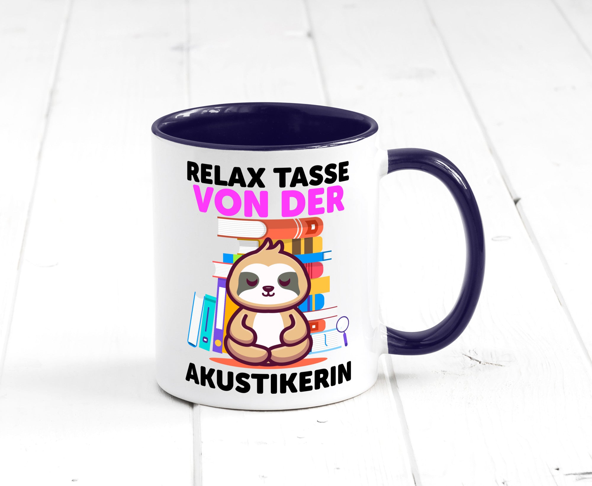 Relax Tasse: Akustikerin | Akustik Hörgeräteakustik Geschenk Humor Geschenkidee