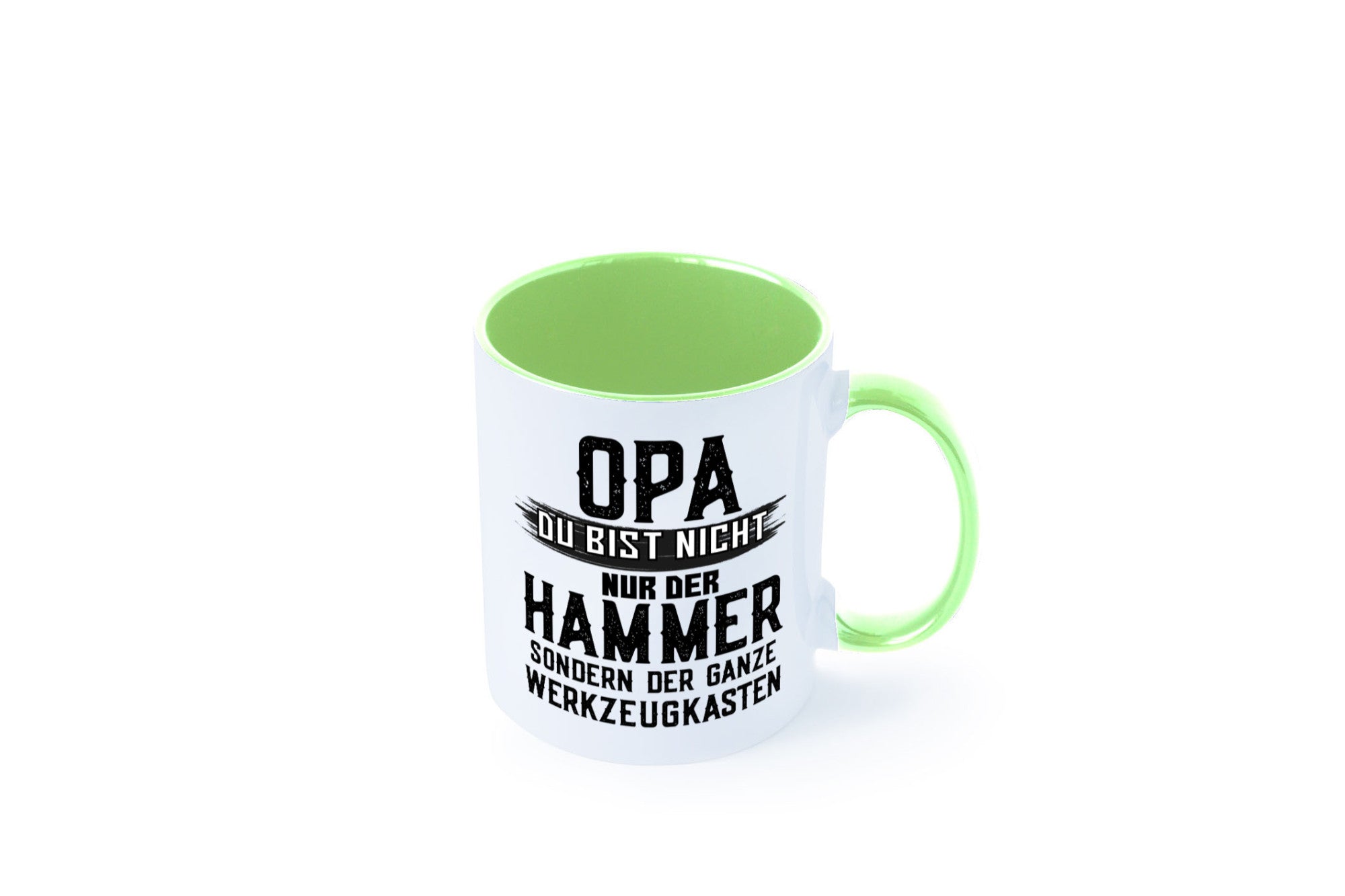 Opa ist der Hammer | Großvater Tasse Werkzeugkasten lustig Familie Geschenkidee