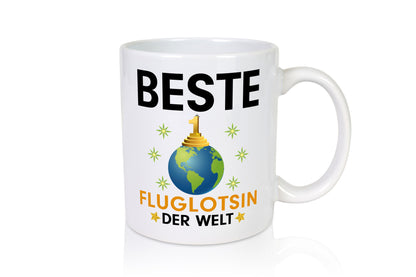 Welt Beste Fluglotsin | Flughafen Flugverkehr lustiger Spruch Geschenk Humor