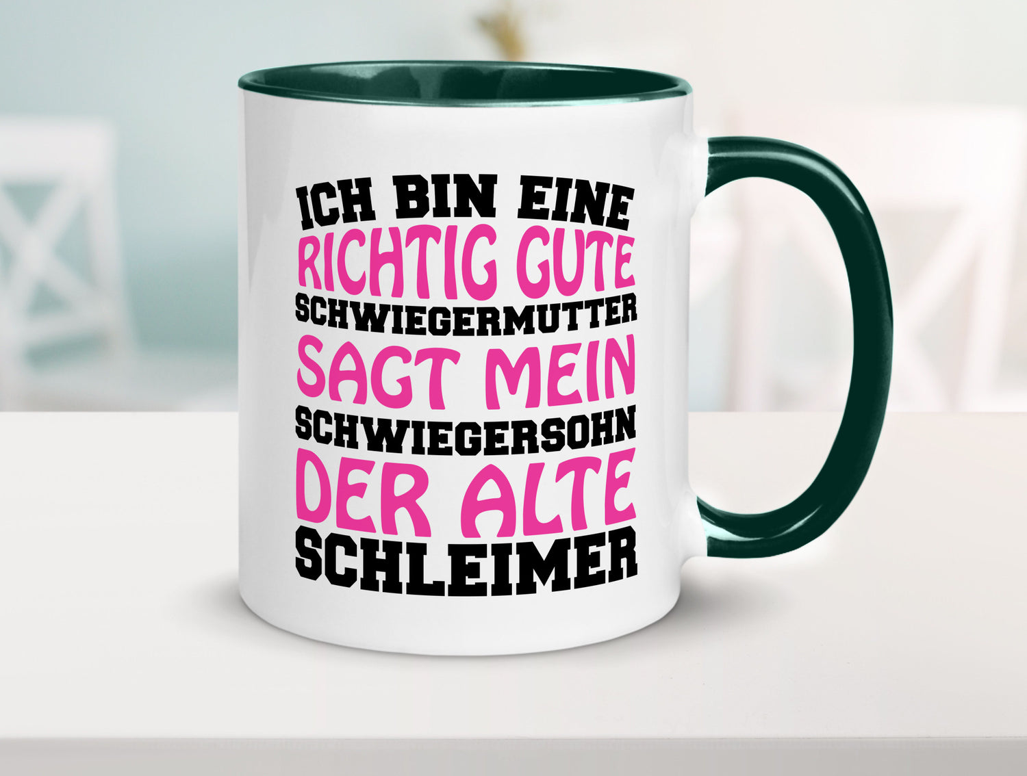 Gute Schwiegermutter lustig Familie Geschenkidee Geschenk Tasse