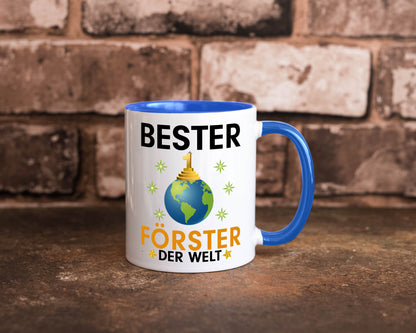 Welt Bester Förster | Forst Arbeit Geschenk Kollegen Büro lustiger Spruch Tasse