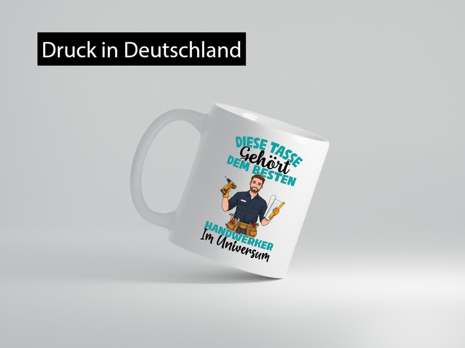 Im Universum: Handwerker |Handwerk Humor Geschenkidee Tasse