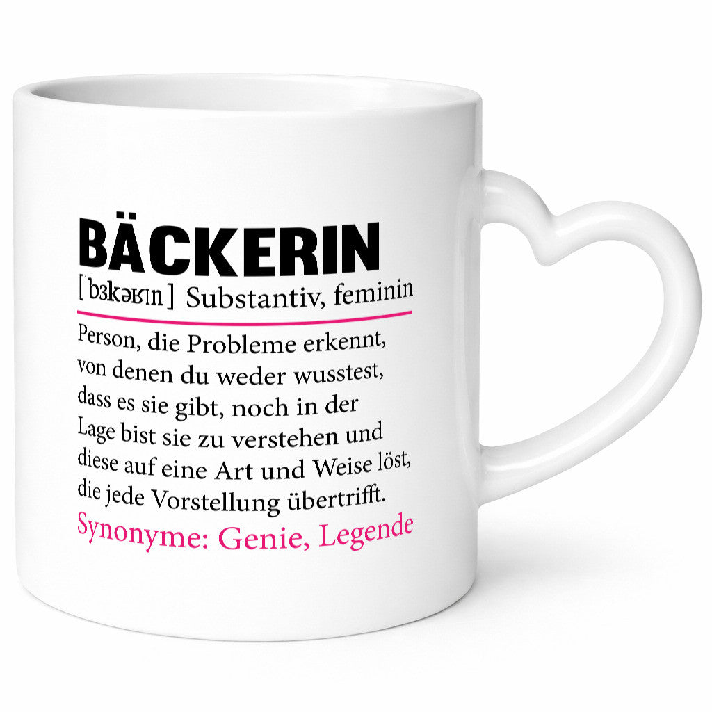 Bäckerin | Bäckerei Frauen Beruf Backen Geschenkidee Arbeit Kollegen Büro Humor