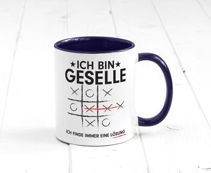 Löse Probleme: Geselle | Handwerker Humor Geschenkidee Tasse