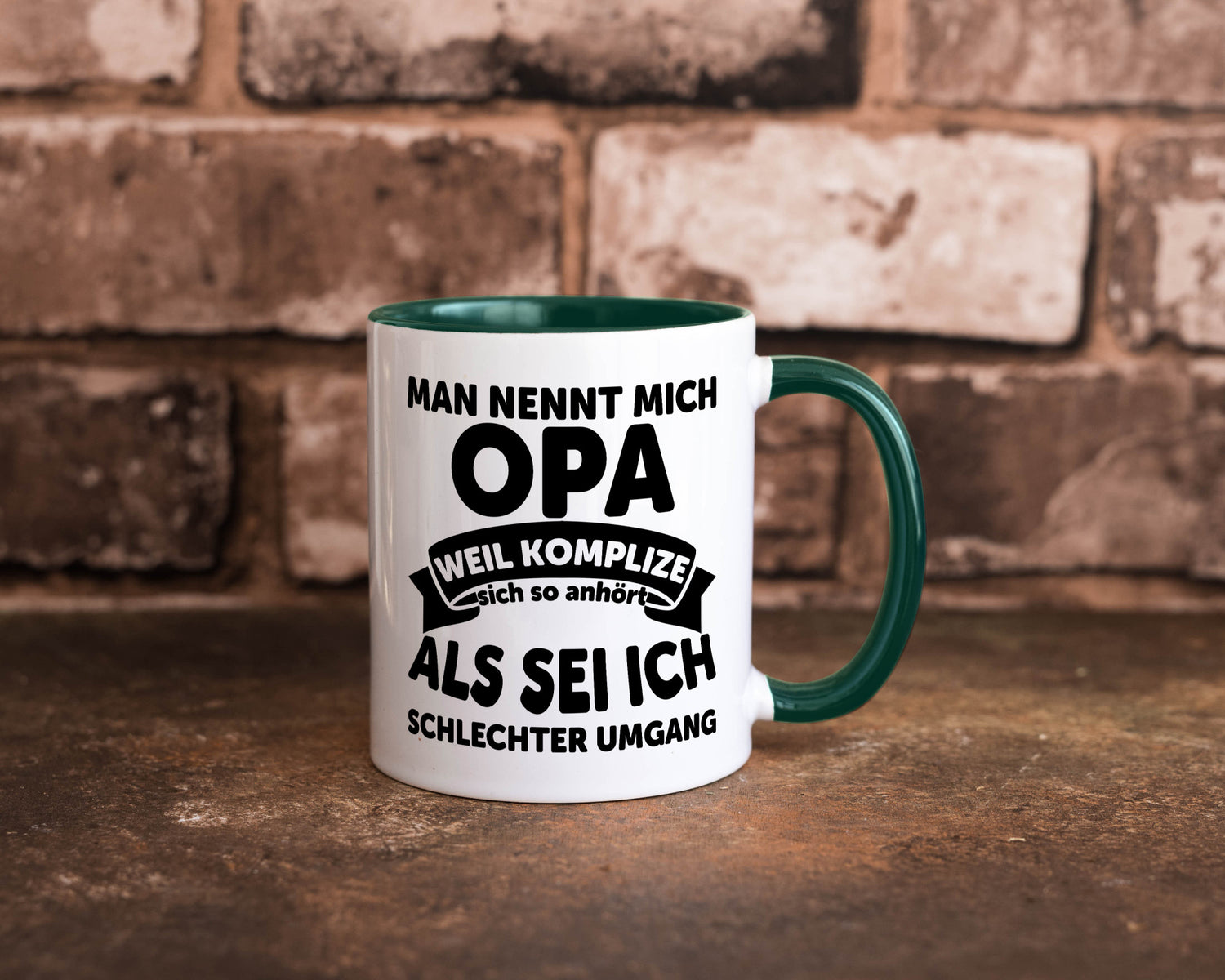 Nenn mich Opa, Komplize schlechter Umgang | Opa Witz Geschenk Familie