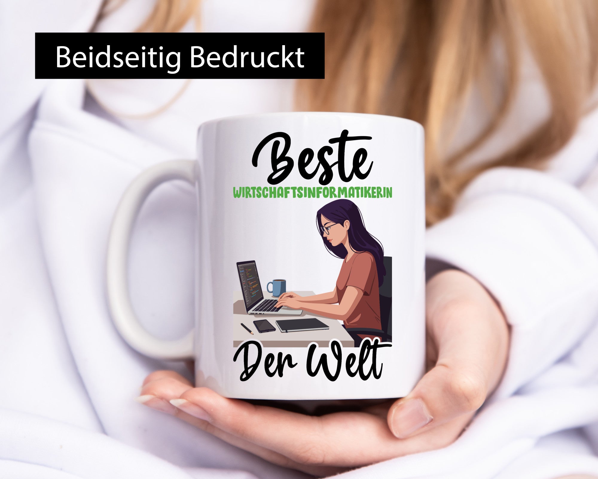 Beste Wirtschaftsinformatikerin | Informatikin Humor Geschenkidee Tasse