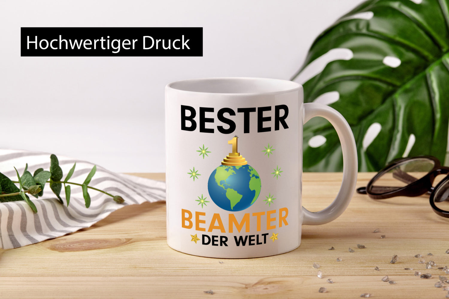 Welt Bester Beamter | Verbeamtung öffentlicher Dienst Geschenkidee Humor Tasse