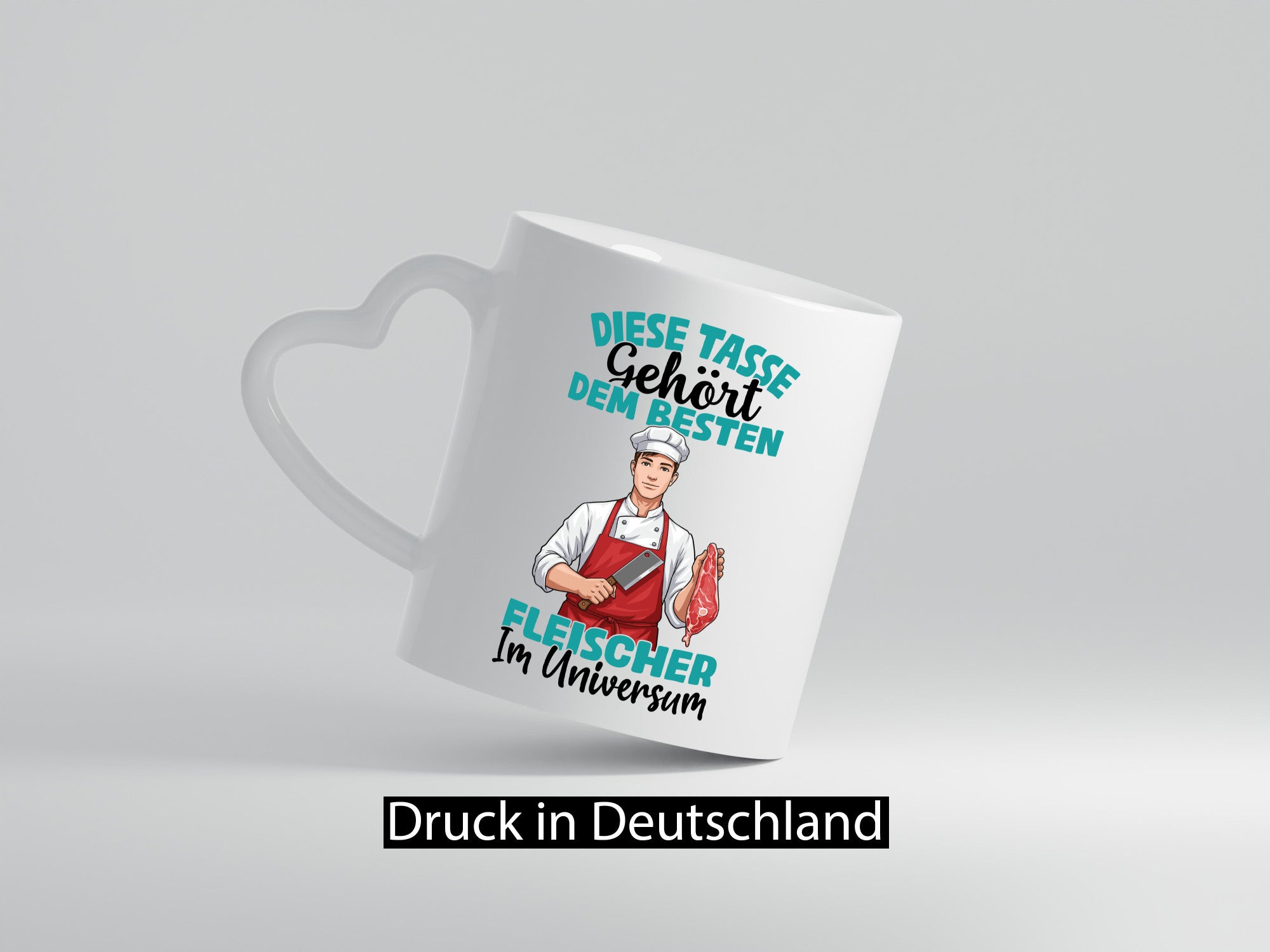 Im Universum: Fleischer | Schlachterei Geschenk Humor Geschenkidee lustiger
