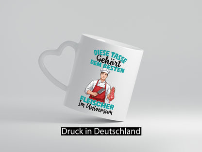 Im Universum: Fleischer | Schlachterei Geschenk Humor Geschenkidee lustiger
