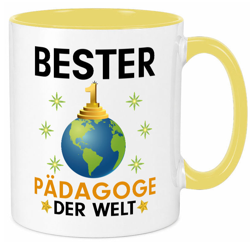 Welt Bester Pädagoge | Pädagogik Geschenk Humor Geschenkidee lustiger Spruch Tasse