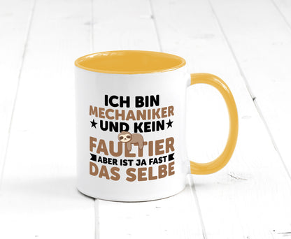 Ich bin kein Faultier: Mechaniker | KFZ Werkstatt Humor Tierliebhaber
