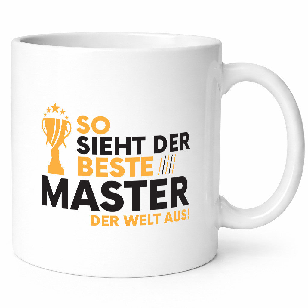 Der Weltbeste Master | Universität Student Humor Geschenkidee Tasse