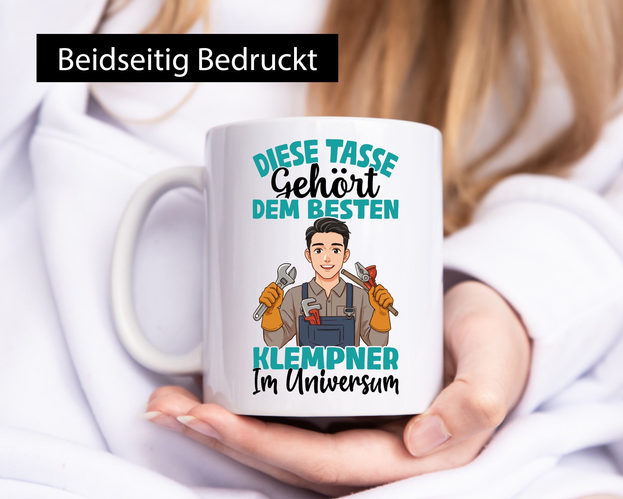 Im Universum: Klempner |klempnern Humor Geschenkidee Tasse