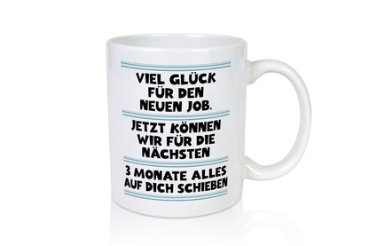 Vile glück mit dem neuen Job | Neuling Arbeit Geschenk Kollegen Büro lustiger