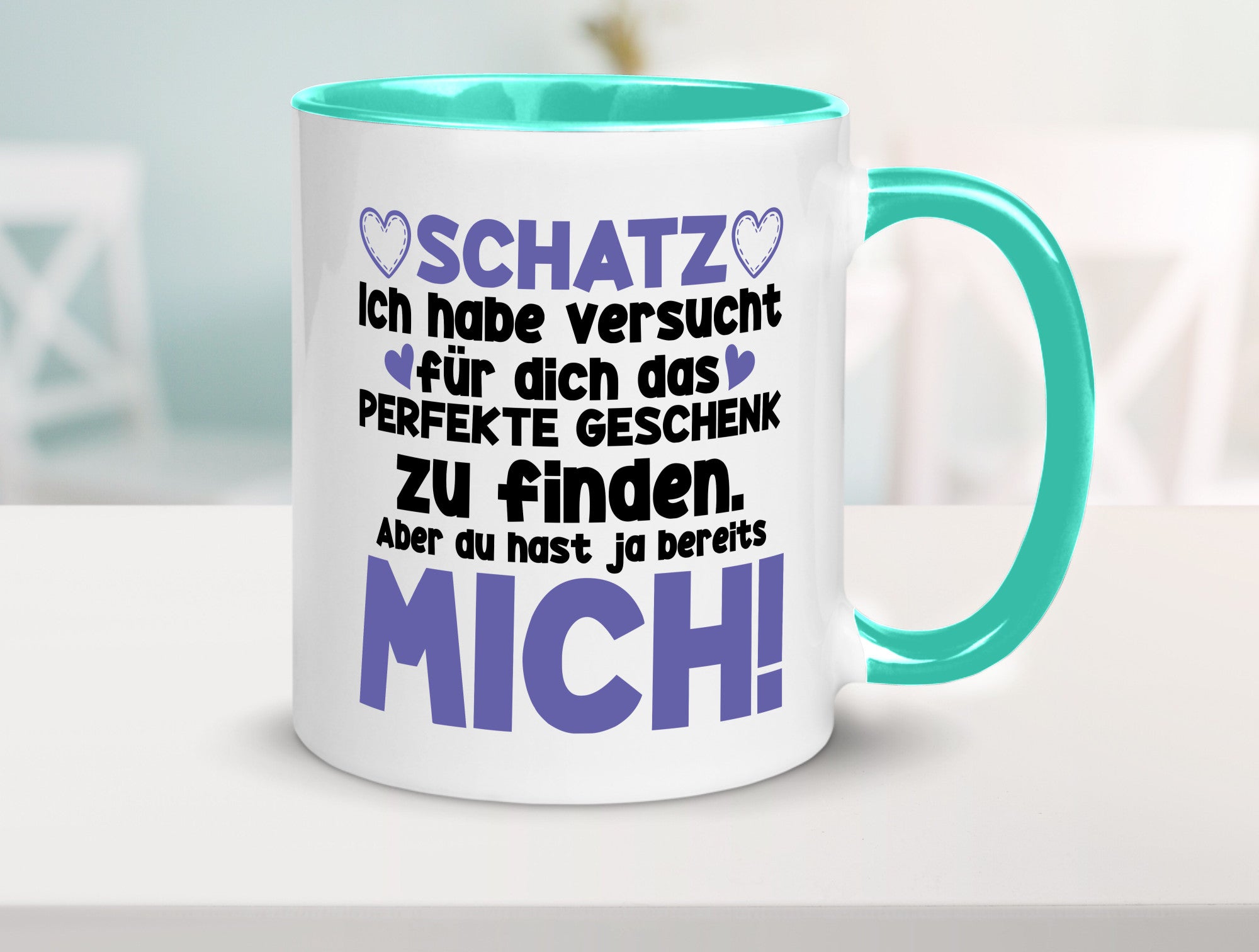 Schatz | Liebe Valentinstag Freund Freundin Herz Geschenkidee Humor Tasse