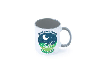 Coole Opas fahren Rennrad | Mond Landschaft Geschenk Familie Geschenkidee