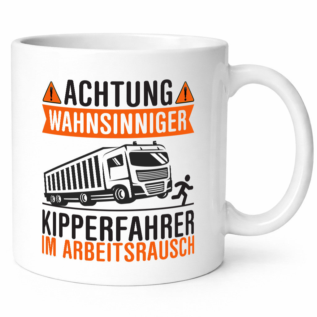 Achtung Wahnsinniger! | LKW Fahrer Arbeitsrausch Geschenk Arbeit Kollegen Büro