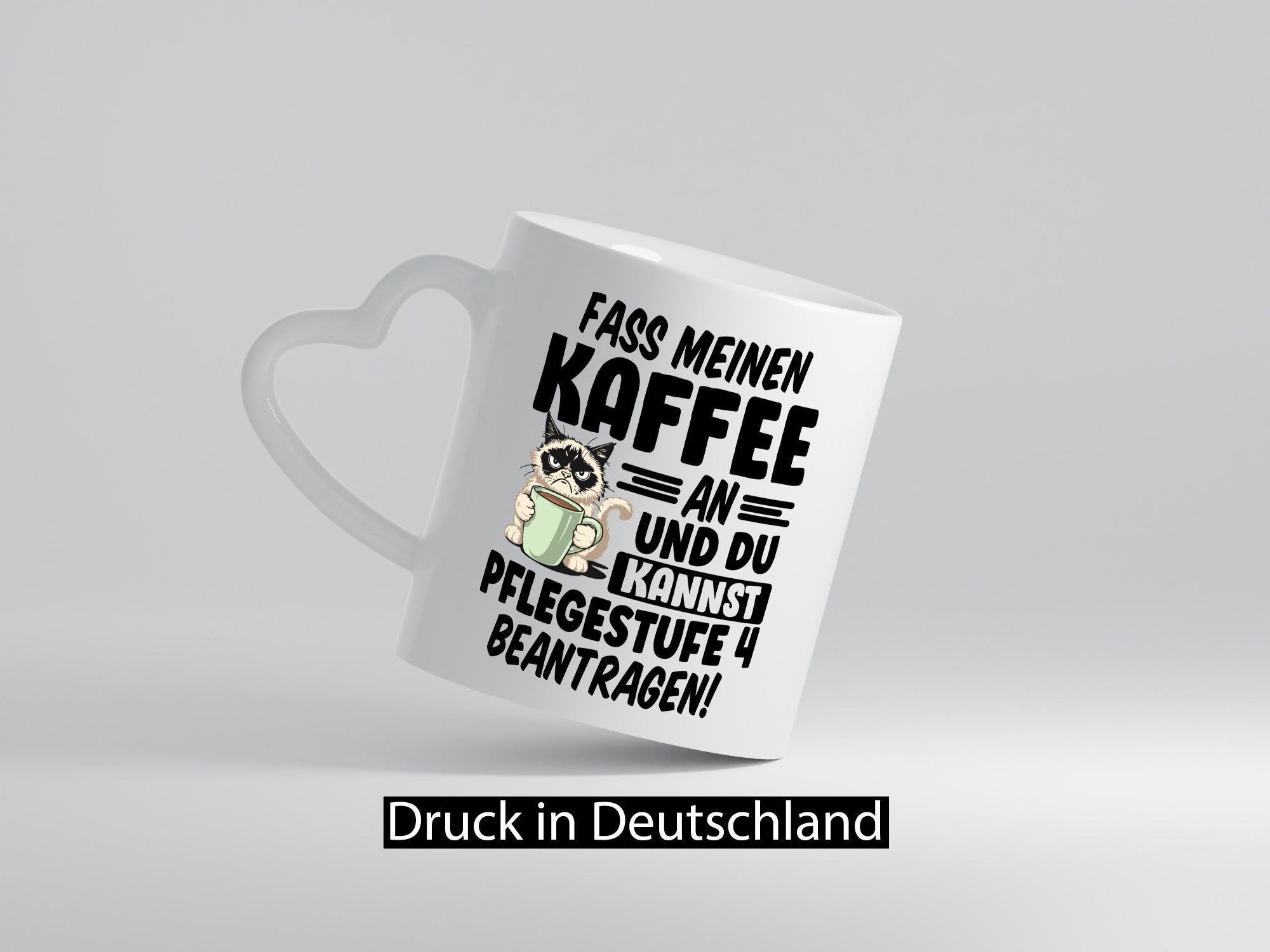 Fass meinen Kaffee an | Pflegestufe 4 Krankenschwester v5 Humor Geschenkidee