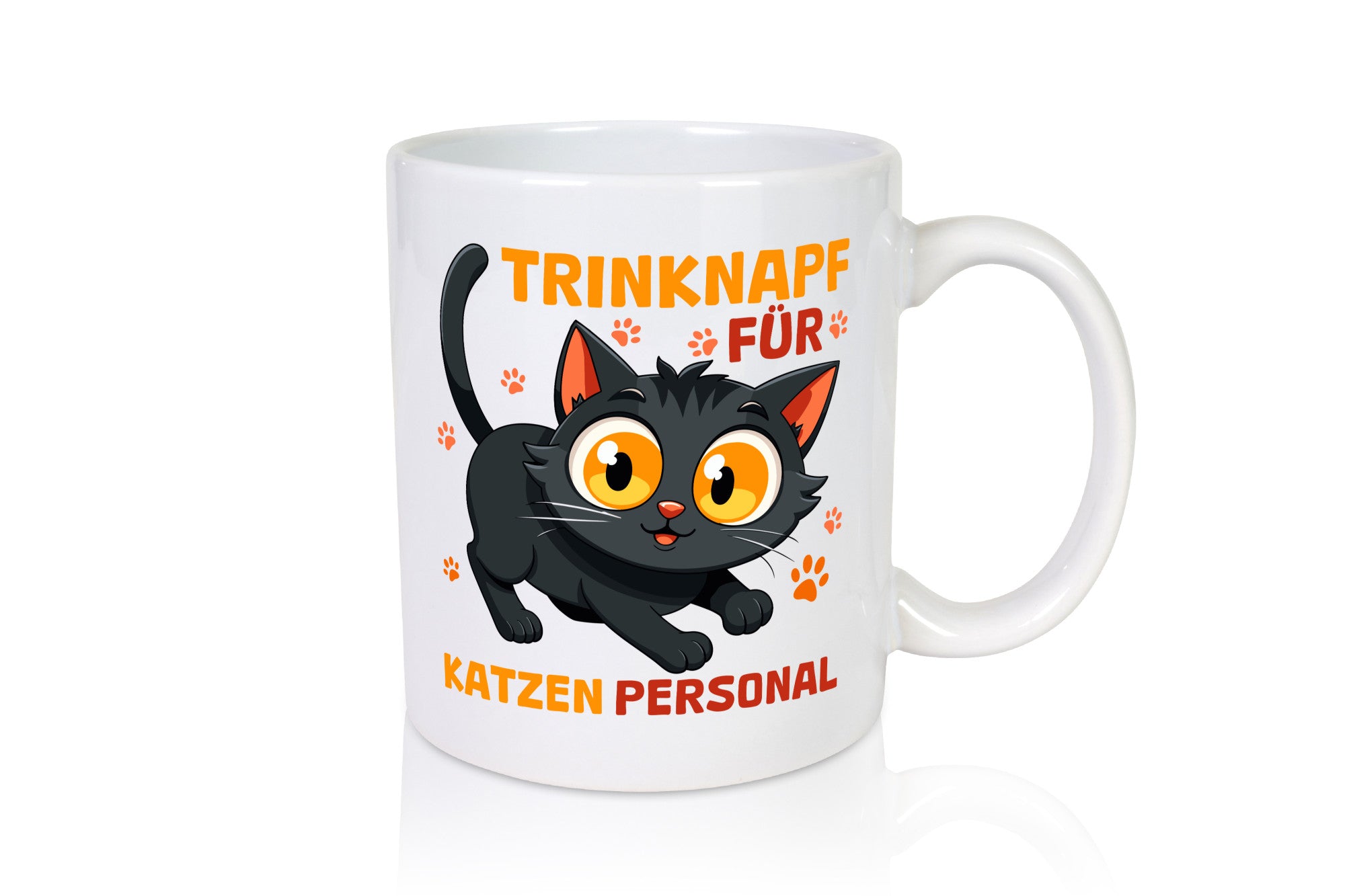 Katzen Personal | Katzenbesitzer Tasse Katze Humor vl3 Geschenkidee