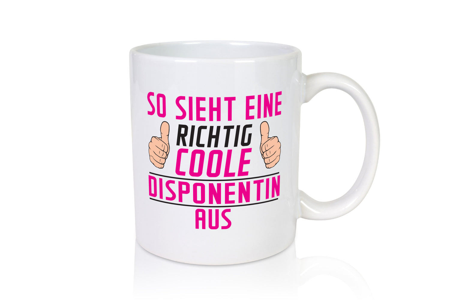 Richtig Coole Disponentin | Zuteilerin lustig Humor Geschenkidee Geschenk Tasse