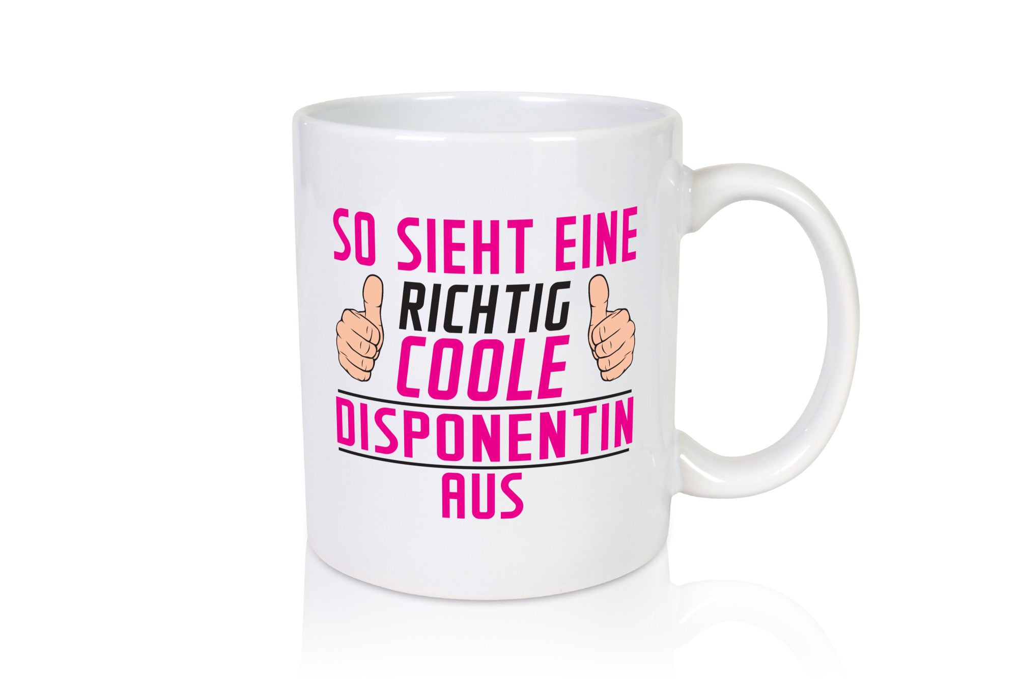 Richtig Coole Disponentin | Zuteilerin lustig Humor Geschenkidee Geschenk Tasse