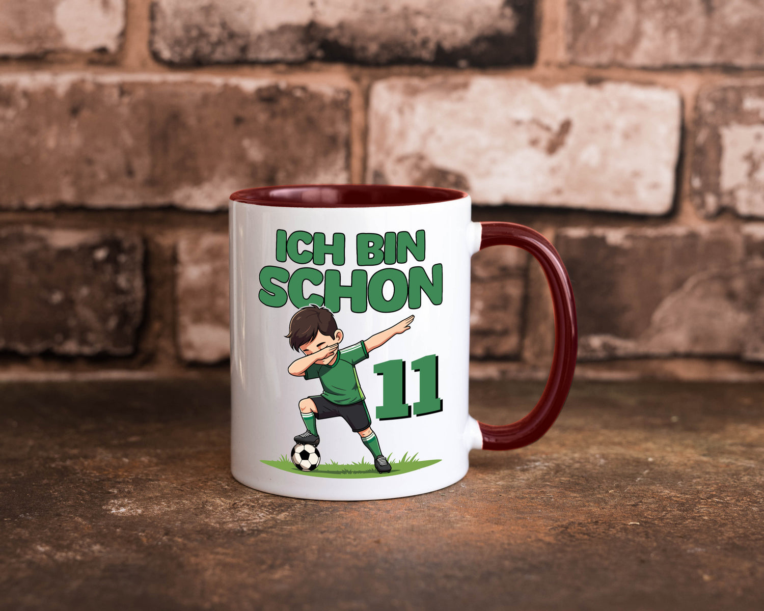 11. Geburtstag | 11 Jahre Fußballer Geschenkidee Humor Tasse