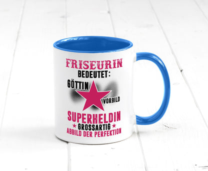 Bedeutung von Friseurin | Friseuse Frisörin lustiger Spruch Geschenk Humor