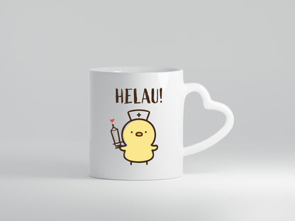 Helau | Küken Spritze Humor Geschenkidee Tasse