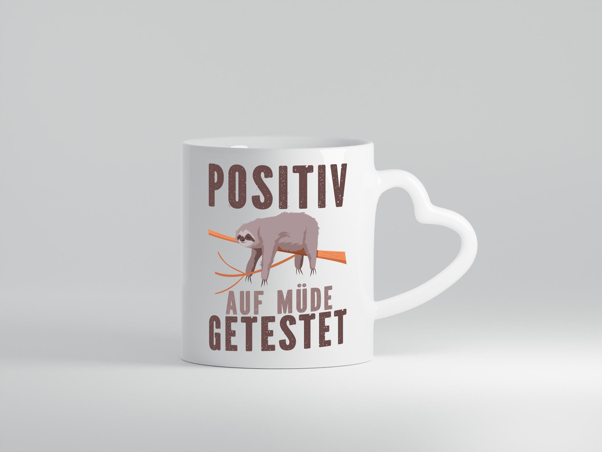 Positiv getestet | Faulheit Müde Faultier Geschenk Tierliebhaber Humor lustiger