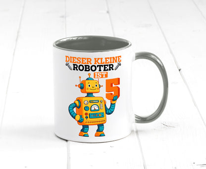 5. Geburtstag | 5 Jahre Roboter Junge lustiger Spruch Geschenk Geschenkidee